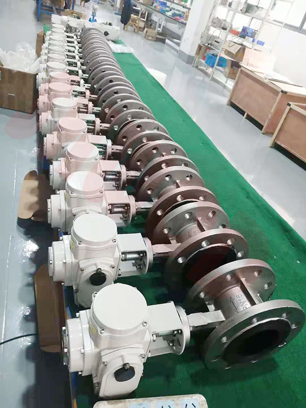 不锈钢电动法兰蝶阀出厂前检验